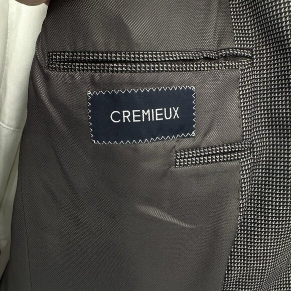 DANIEL CREMIEUX LORO PIANA jacket blazer sport coat check 100% wool 40L - Picture 8 of 10
